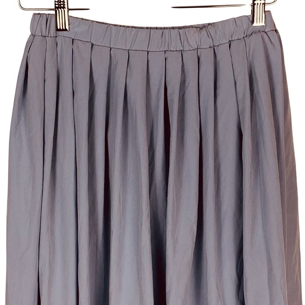 Pure Collection Icy Blue A Line Midi Skirt Size 34 - Picture 3 of 8
